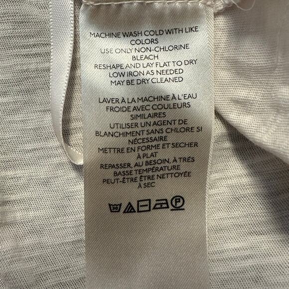 By Anthropologie Ivory Ruffle One Shoulder Asymmetrical Top Size S - Picture 4 of 7